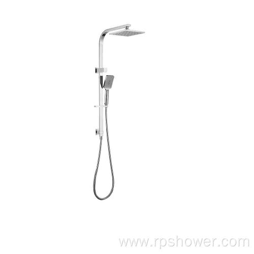 Square Ceiling Shower and Rectangle Handheld Shower Combo